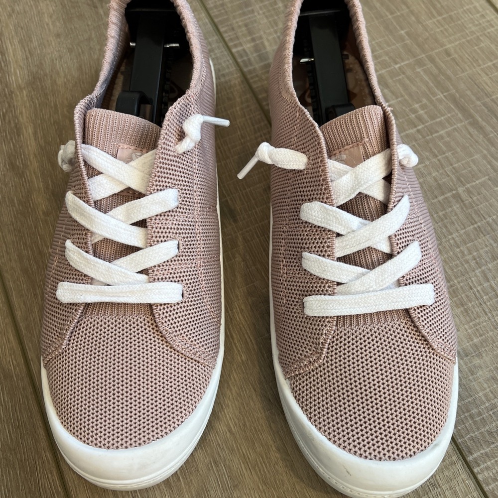 Roxy Bayshore Shoes Sneakers Pink Womens Size 9 Mesh slip on - Picture 7 of 14